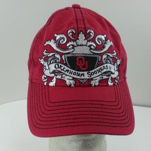 OU Oklahoma Sooners Collegiate Embroidered Adjustable Baseball Cap